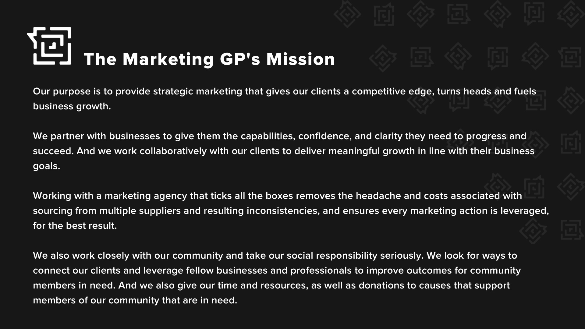Internal Branding, The Marketing GP